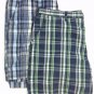 Croft & Barrow Mens Plaid Shorts Lot of 2 - One Green One Blue, Sz 42
