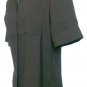 Womens EXPRESS Button Down Short Sleeve Blouse Shirt, Taupe, Sz Small