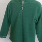 CABELA'S Heavy Fleece Green Pullover 1/4 Zip Sz M