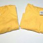 2 Mens 3XL T-shirts 100% Heavy Cotton Solid Yellow Short Sleeve Lot of 2 NWOT