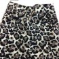 Ann Taylor LOFT Black, White, Tan Cheetah Leopard Animal Print Skirt Sz 4