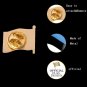 5PCS Estonia Estonian Country Flag Lapel Clothes Hat Cap Tie Pin Badge Brooch Accessories