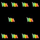 10PCS African Country Mali Country Beautiful 3D Waving Flag Lapel Pin Brooc