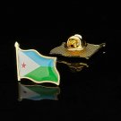 The Republic of Djibouti Flag Lapel Pin Badge National Country Brooches Collar Pins