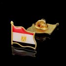 Egypt Pin Badge Brooch Gold Plated Collectible Flag Lapel Pins Clothes/Tie/H