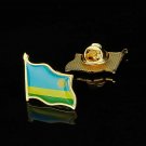 African The Republic of Rwanda Country Theme Enamel Pins Backpack Brooch
