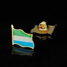 African Country The Republic of Sierra Leone Flag Single Lapel Pin Metal Colored Enamel