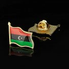 African State of Libya Enamel Brooches Metal Lapel Pin Badge Cute National Brooches