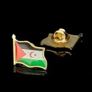 The Sahrawi Arab Democratic Republic Western Sahara Epoxy Painting Flag Zinc Alloy