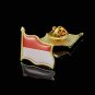 5PCS Indonesia National Flag Clothes Accessories Brooch Pin Lapel Pin Jewelry