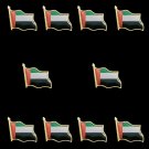 10PCS UAE Waving National Flag Lapel Badge Jewelry Pin Brooch Wear On Suits & Travel Bags