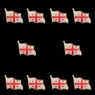 10PCS Georgia Custom Beautiful Lapel Pin Brooches Gold Plated Set For Backpack
