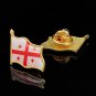 10PCS Georgia Custom Beautiful Lapel Pin Brooches Gold Plated Set For Backpack