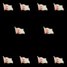 10PCS Asian Couuntry Nepal Enamel Brooch Lapel Pins Shirt Collar Pin Unisex Jewelry
