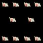 10PCS Asian Couuntry Nepal Enamel Brooch Lapel Pins Shirt Collar Pin Unisex Jewelry