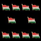 10PCS Tajikistan Collectible Lapel Tie Metal Souvenir Badge Official Flag Brooch Pin Jewelry Gift