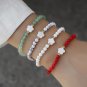 2023 New Trendy Shell Flowers Bracelet Women Simple Temperament Handma
