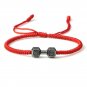 Tibetan Buddhist Woven Knots Bracelets Mens | Bracelet Dumbbell Charm