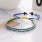 Handmade Woven Rope Ukraine Bracelet for Women Couple Jewelry Yellow B
