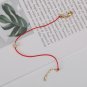 Fashion Red String Thread Rope Bracelet Small Cubic Zirconia CZ Bracel