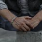 Hot charms 925 sterling Silver Twisted Woven Bracelet for man women je