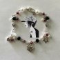 Handmade Strawberry Beaded Bracelet Y2k Coquettish Anime Character Bra