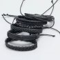 Leather Beads Rope Wrap Bracelets | Multilayer Leather Bracelet - Punk