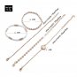 Beads Bracelet Set | Bead Chain Bangle | Jewelry - Handmade Beads Brac