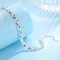 925 Sterling Silver Bracelet Women Silver | Sterling Silver Heart Char