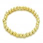 Zmzy Silver Color Gold Beads Bracelet For Women Trendy Statement Round