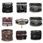 Adjustable Leather Bracelets Men | Mens Bracelet Free Shipping - Leath