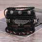 Adjustable Leather Bracelets Men | Mens Bracelet Free Shipping - Leath