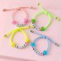 4Pcs/set Handmade Adjustable Love Words Beads Luminous Rope Bracelet f