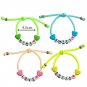 4Pcs/set Handmade Adjustable Love Words Beads Luminous Rope Bracelet f