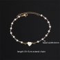 New Vintage A-z Heart Initial Letter Bracelet Women Handmade Temperame