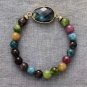 High End 8mm Beads Bracelets Natural Stone Labradorite Stretch Elastic