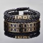 Stainless Steel Bangles Rope Buckle | Stainless Steel Set Bracelets -