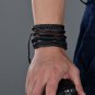 Mens Leather Bracelets | Leather Wrap Bracelets | Feather Wrap Bracele