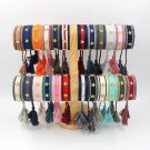 Bohemia Personality Handmade Woven Tassel Bracelet For Women Alloy Gol