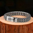 Handmade Guochao Six Character Mantra Bracelet Mens Fashion Warp Knitt