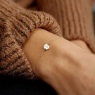 Fashion Gold Color Charm Letter Bracelet For Women Simple Diy Handmade