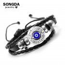Turkish Eye Bracelet Men | Leather Eye Bracelet | Turkish Jewelry Men