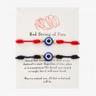 Fashion Handmade 7 Knots Red String Turkish Lucky Evil Eye Bracelet Fo
