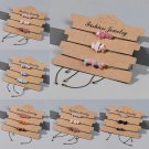 3pcs/set Natural Gravel Bracelets Irregular Quartz Handmade Woven Adju