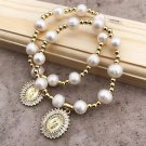 Virgin Mary Bracelets Jewelry | Virgin Mary Beaded Bracelet - 5pcs 202