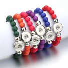 18mm Snap Bracelets New | Snap Jewelry Bracelet | Stone Button Bracele