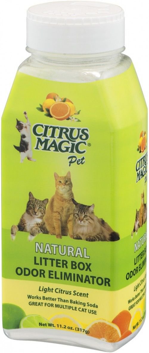 Citrus Magic Pet Litter Box Odor Eliminator Light Citrus Scent, 11.2 OZ