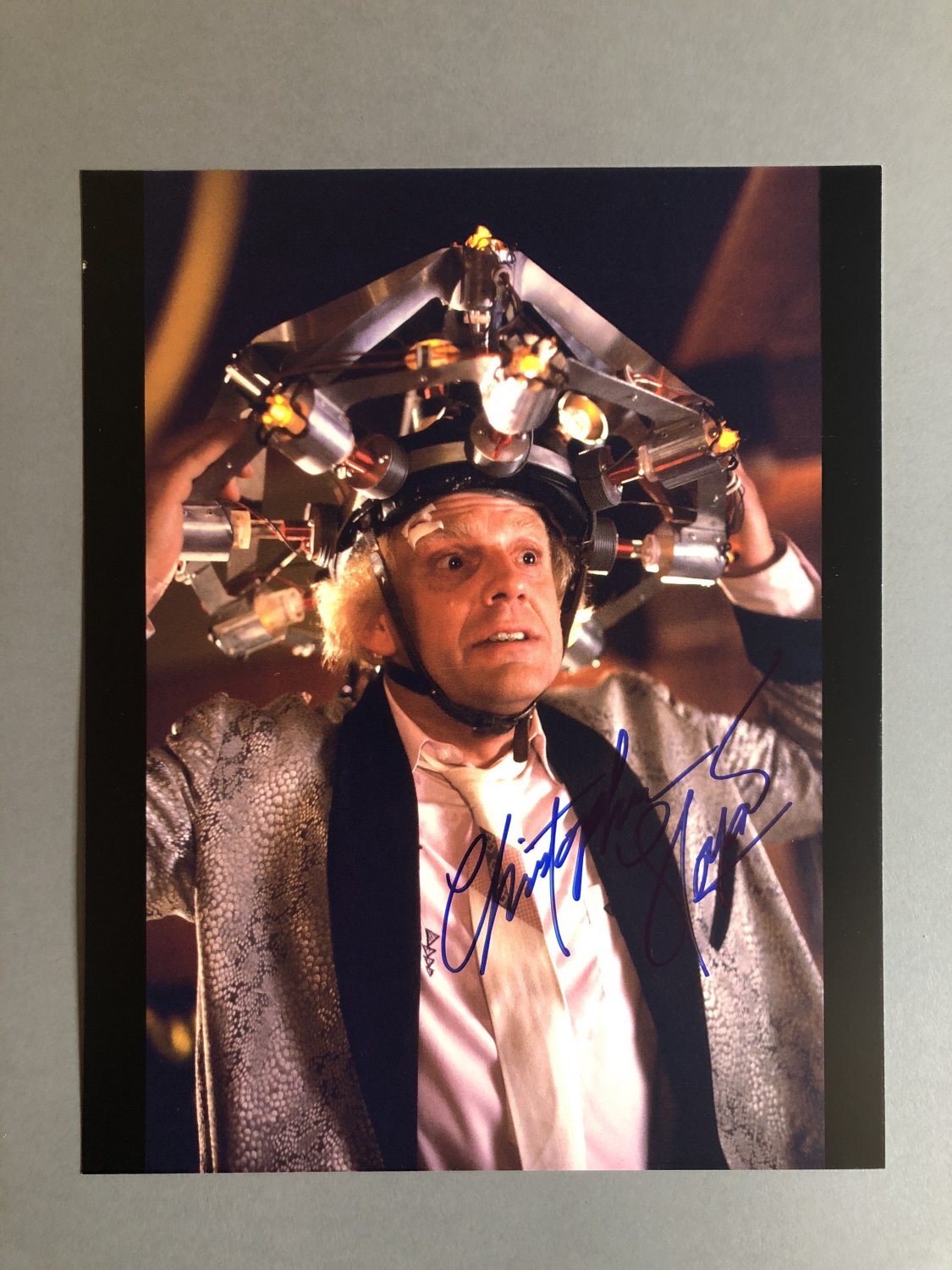 Christopher Lloyd Signed Movie Photo
