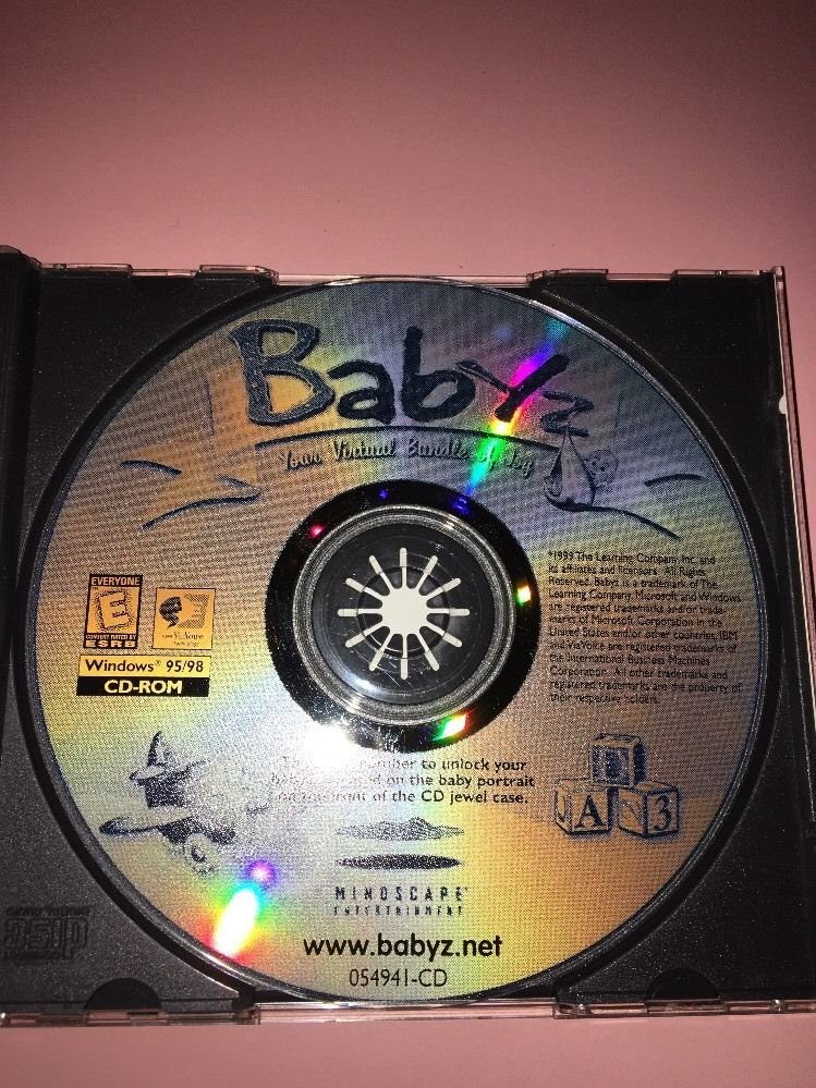 Babyz Your Virtual Bundle Of Joy PC CD ROM SUPER RARE / VINTAGE