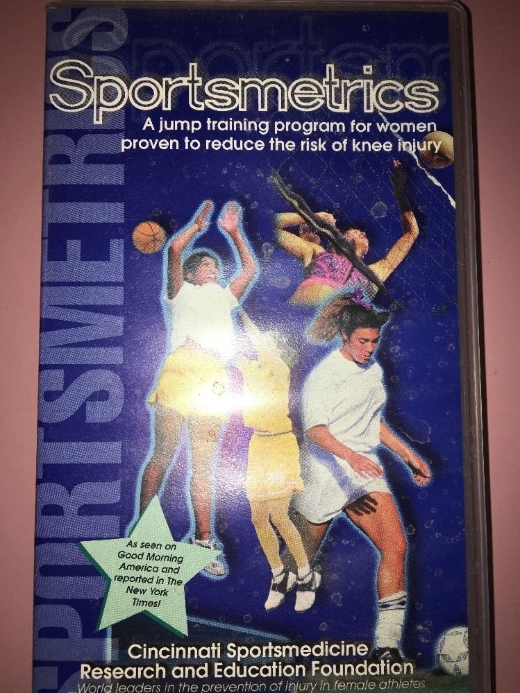 Cincinnati Sportsmetrics VHS A Jump Training Program For Women RARE